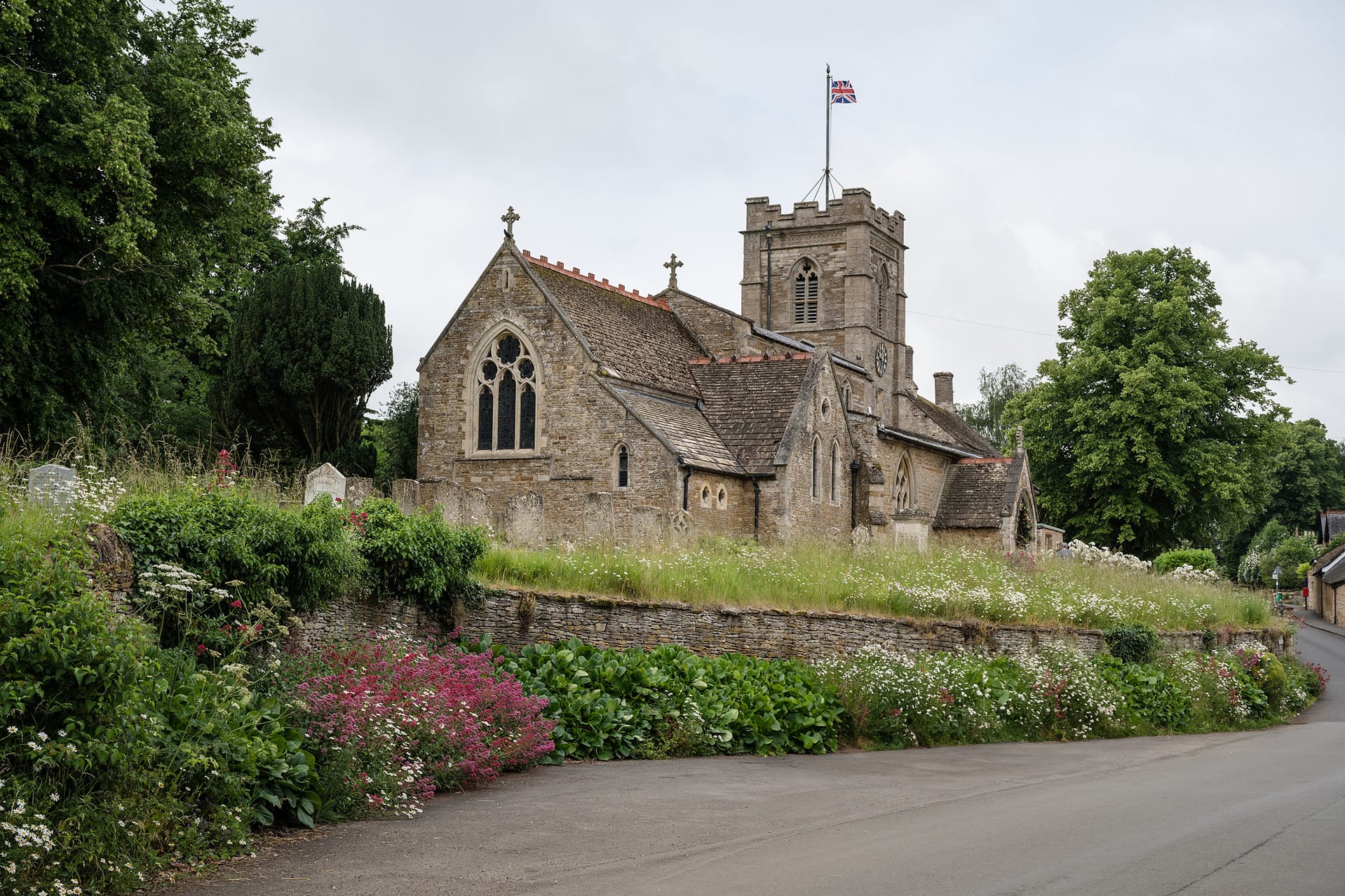 St Peter and St Paul church in Wing village in Rutland